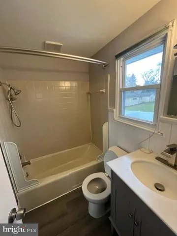 a bathroom with a sink a toilet and a bathtub