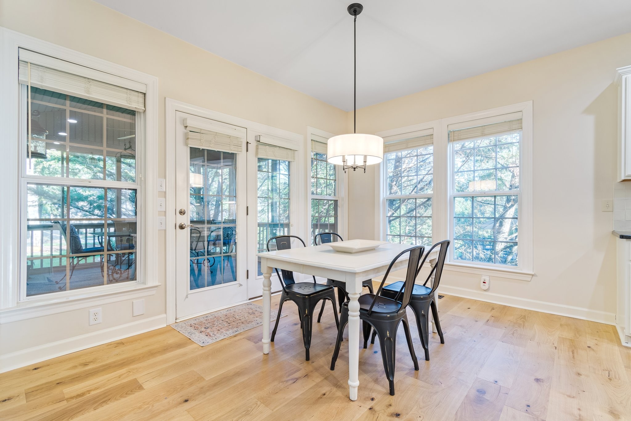 5028 Abington Ridge Lane Franklin, TN 37067 - Photo 30 of 68 a view of a dining room with furniture window and wooden floor