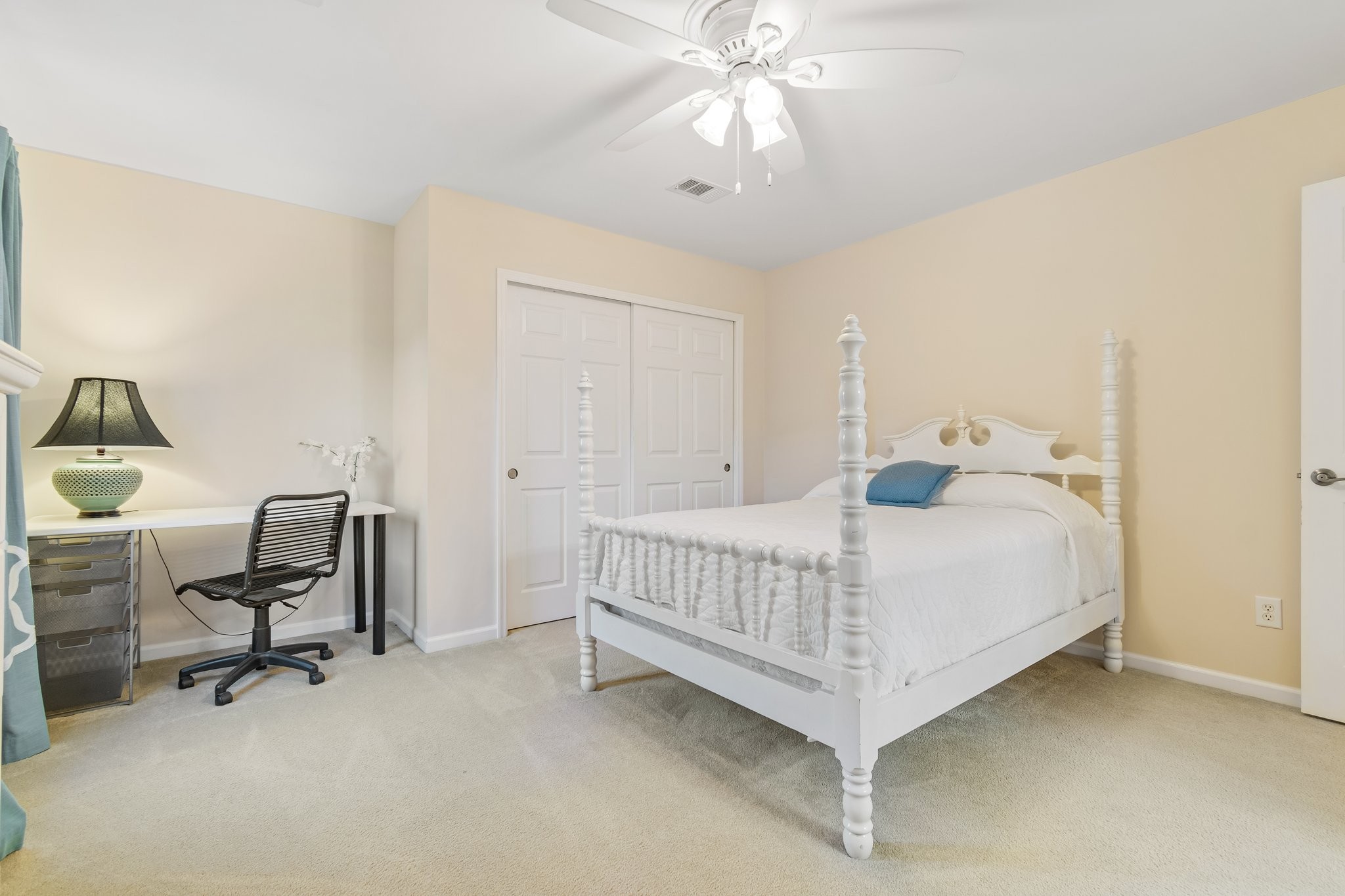 5028 Abington Ridge Lane Franklin, TN 37067 - Photo 53 of 68 a bed room with a bed and a chandelier