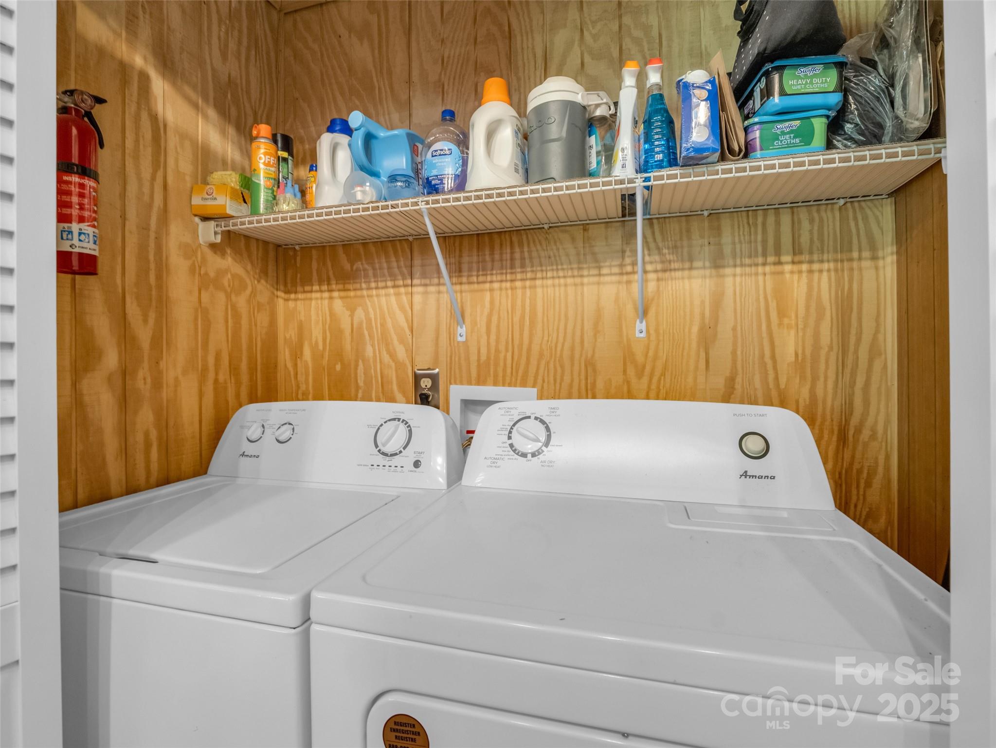 479 Camp Hill Road Mill Spring, NC 28756 - Photo 19 of 48 a utility room with dryer and washer