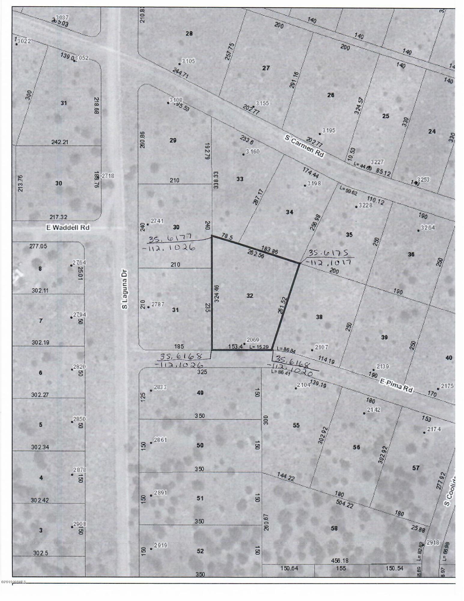 Pima Rd Lat-Long