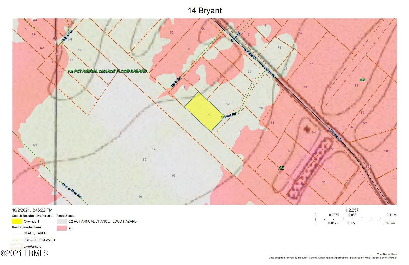 14 Bryant Road St. Helena Island, SC 29920 - Photo 14 of 14 14 Bryant Flood Zone