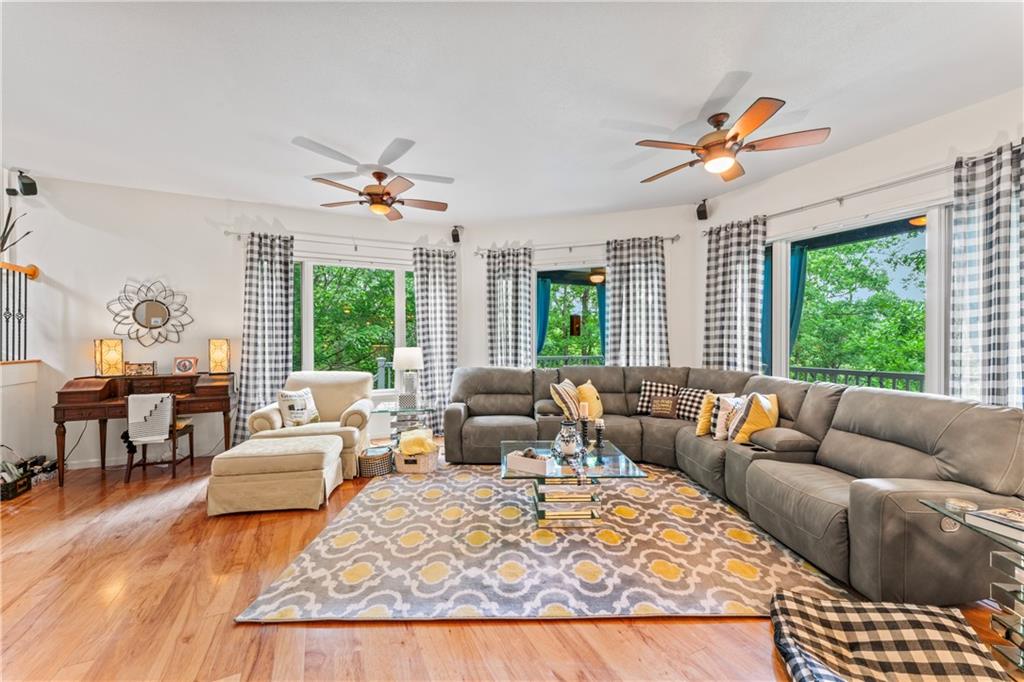 320 Holly Lane Walhalla, SC 29691 - Photo 32 of 41 This inviting living area boasts rich hardwood floors and abundant natural light.