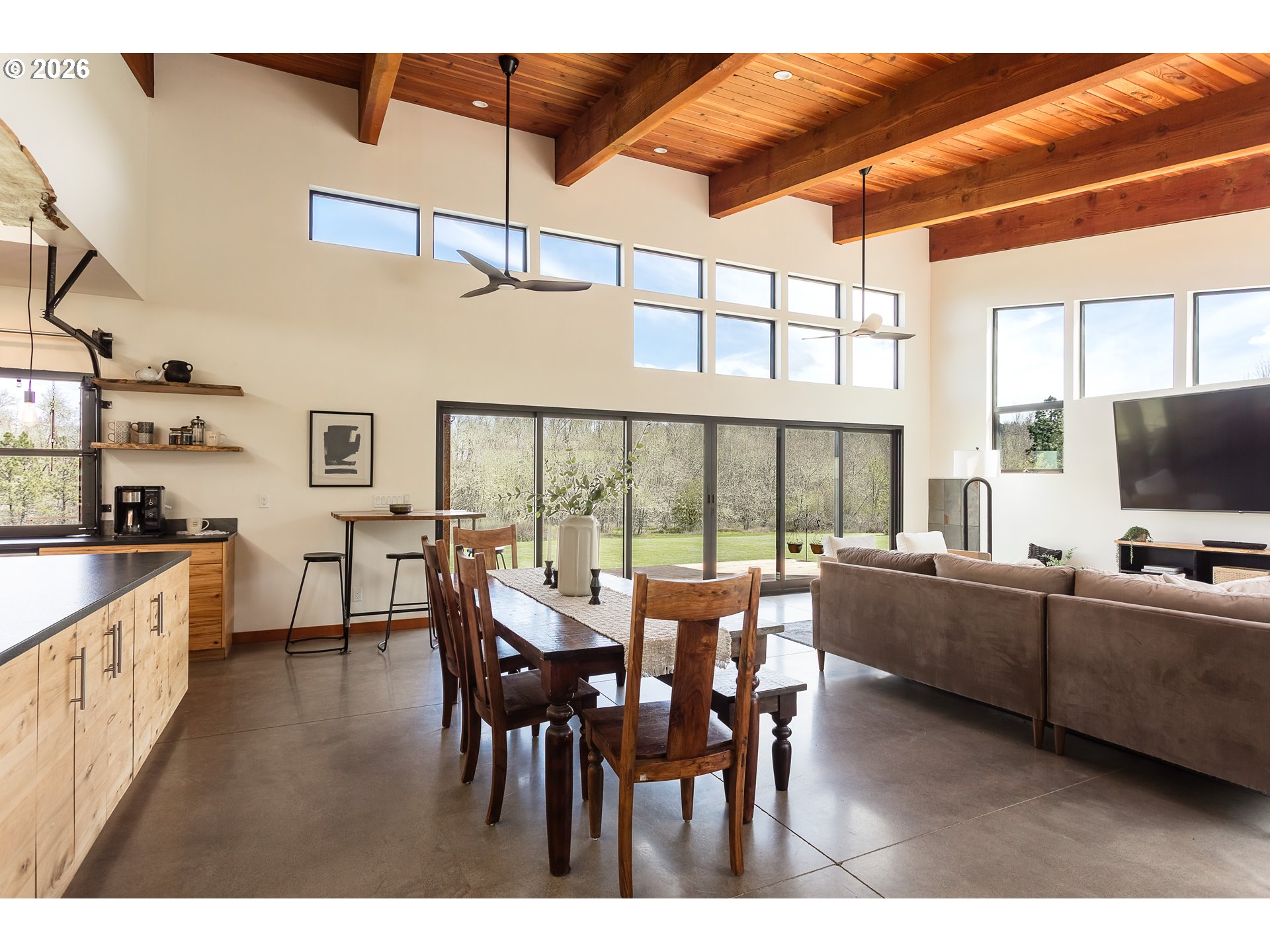 85535 Lancer Lane Eugene, OR 97405 - Photo 11 of 45 a view of a dining room with furniture window and outside view