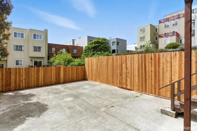 a view of a street from a balcony