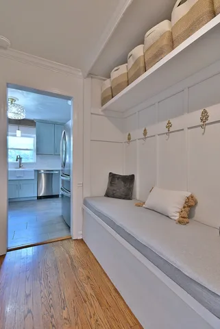 a en suite bathroom with a sink and mirror