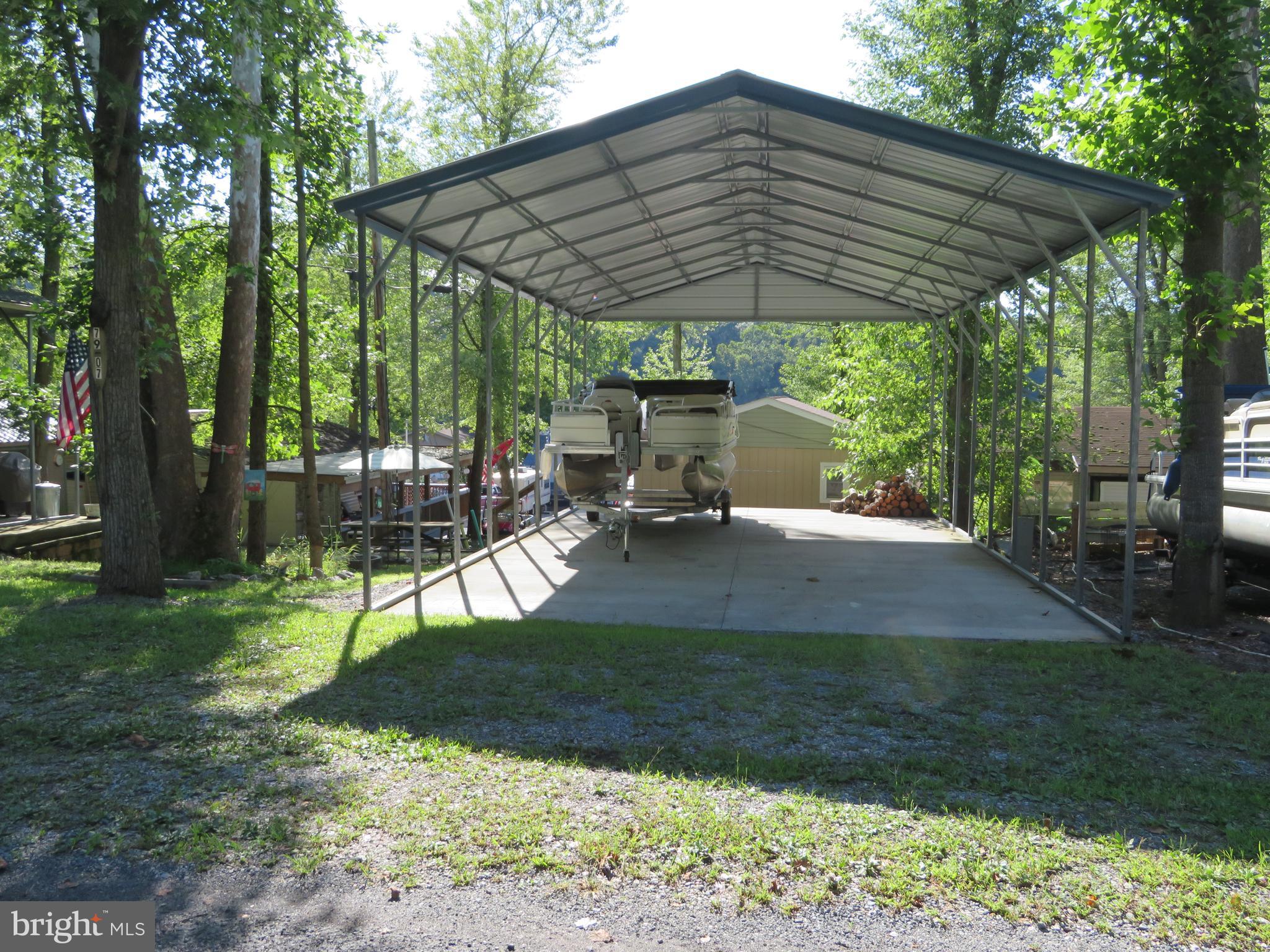 79-6 & 79-7 Detour Road Falling Waters, WV 25419 - Photo 25 of 29 Lot 7 Slab & Pavilion **Pontoon Does NOT Convey**