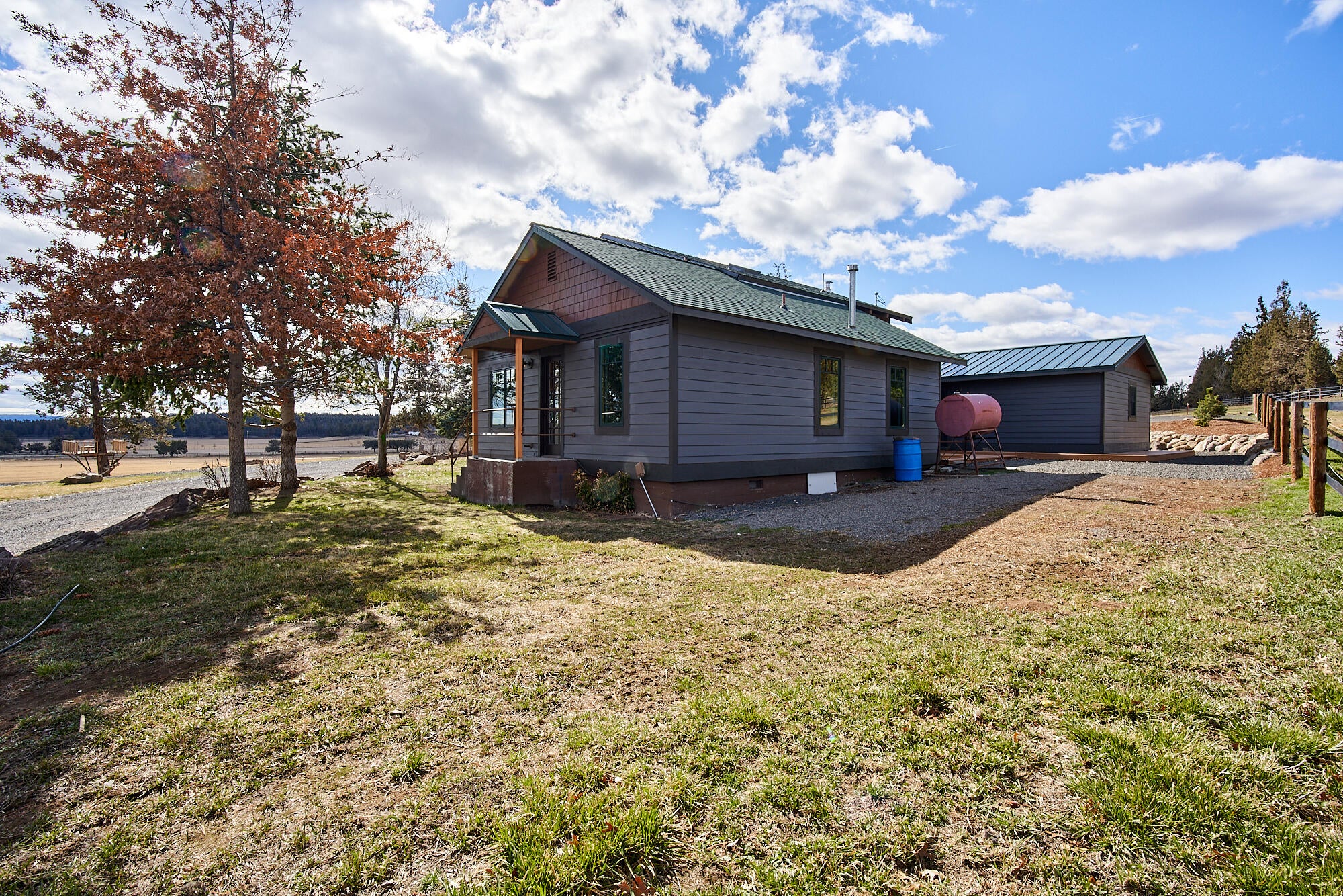 19525 Innes Market Road Bend, OR 97703 - Photo 32 of 56 Farmhouse back exterior.