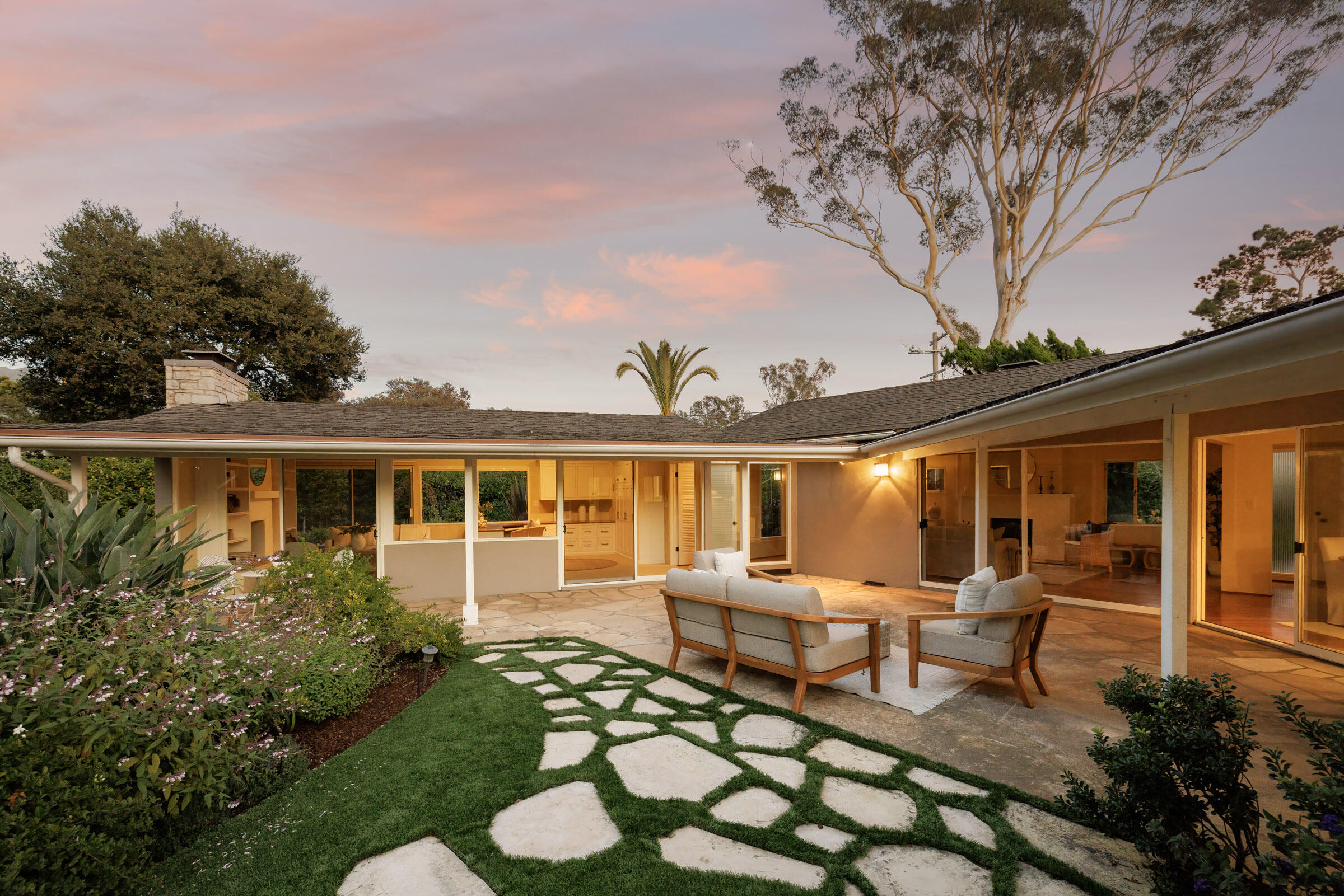 231 Middle Road Santa Barbara, CA 93108 - Photo 19 of 34 Covered Patios & Mature Landscaping
