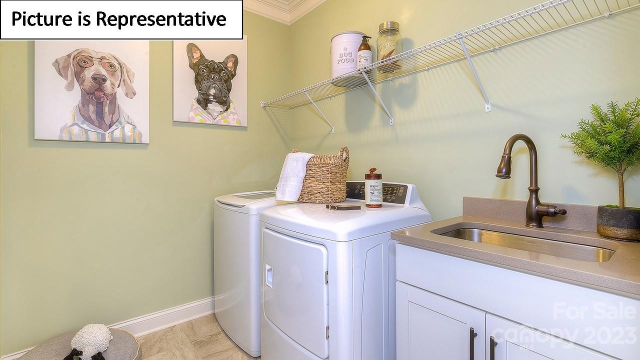 4249 Millstream Road Denver, NC 28037 - Photo 25 of 34 a view of storage and utility room with a sink