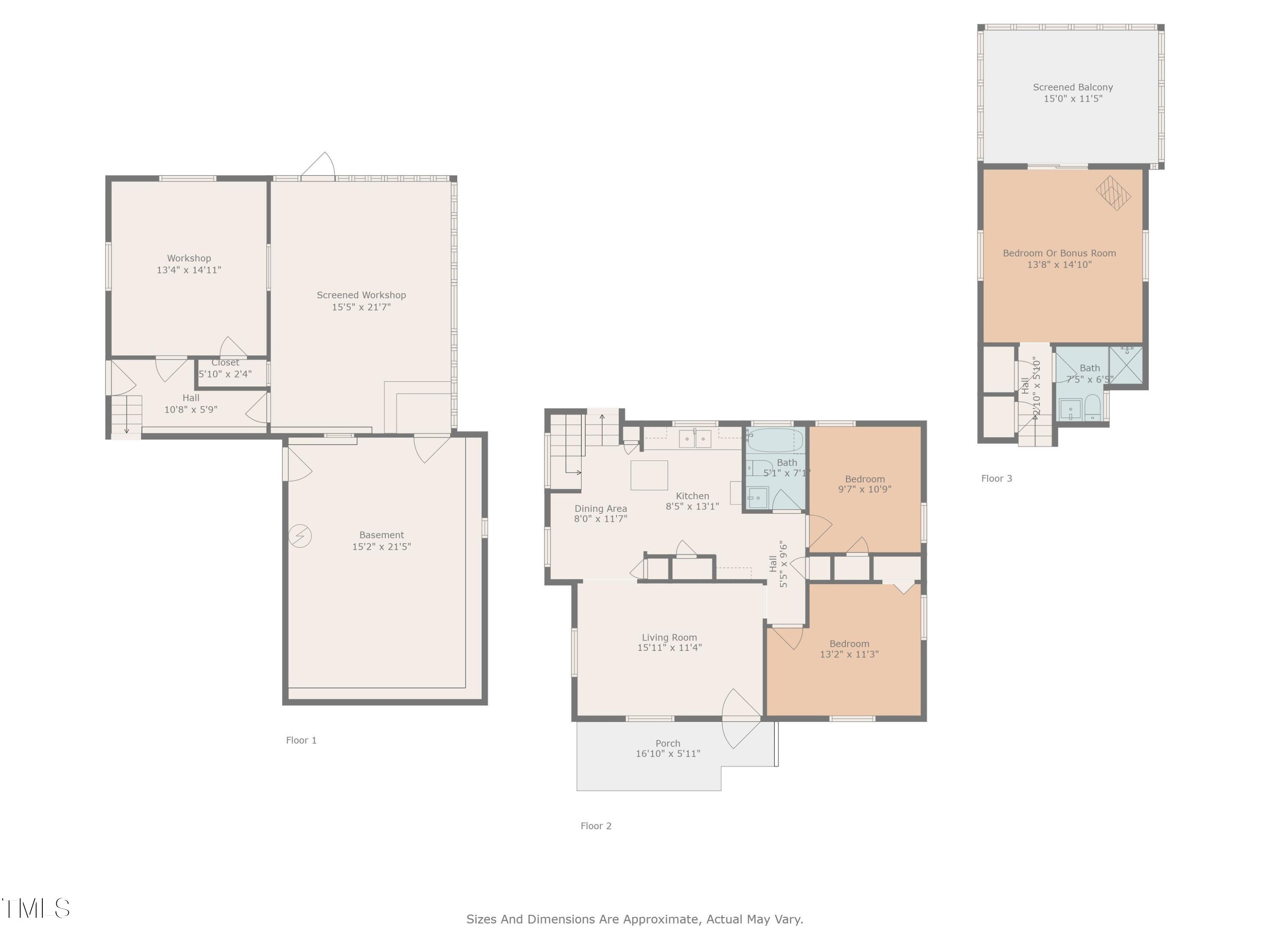 2421 Farthing Street Durham, NC 27704 - Photo 31 of 31 a picture of a floor plan