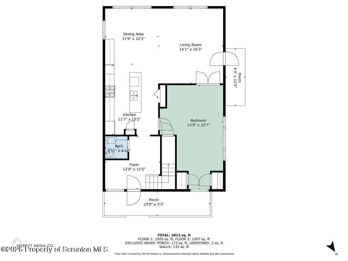 1411 Watson Street Scranton, PA 18504 - Photo 22 of 26 a picture of floor plan