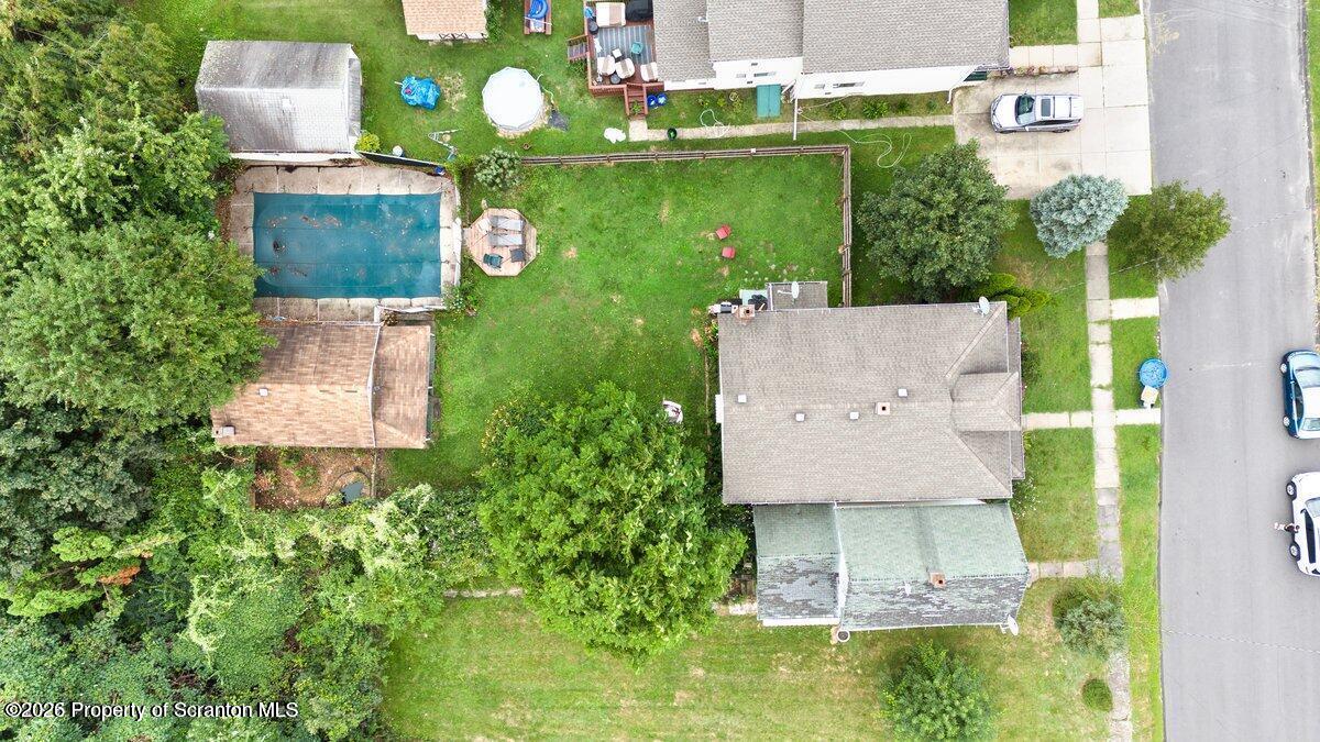 1411 Watson Street Scranton, PA 18504 - Photo 4 of 26 an aerial view of a house with outdoor space and lake view