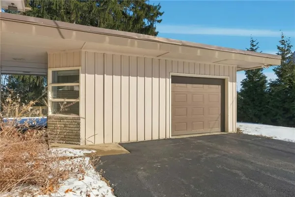 a backyard of a house