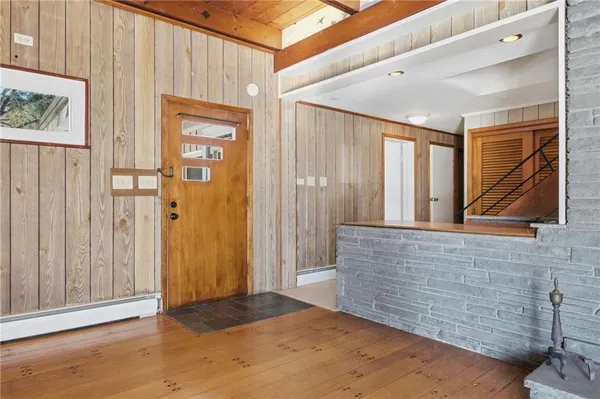 a view of an entryway door