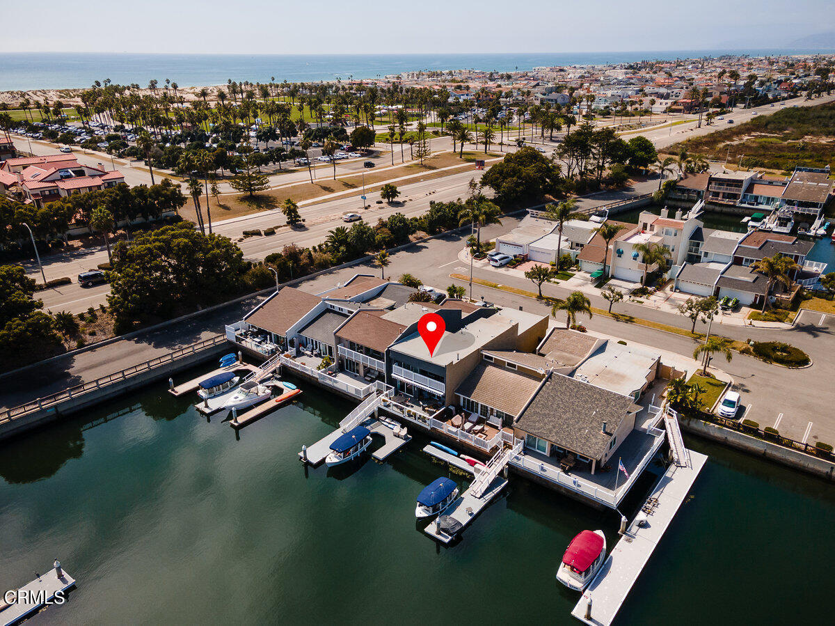 4612 Falkirk Bay Oxnard, CA 93035 - Photo 29 of 39 an aerial view of a house with a ocean view