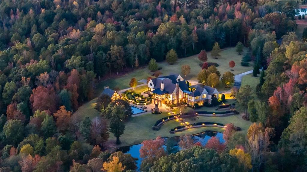 1990 Elder Mill Road Watkinsville, GA 30677 - Photo 41 of 61 an aerial view of a house with a yard