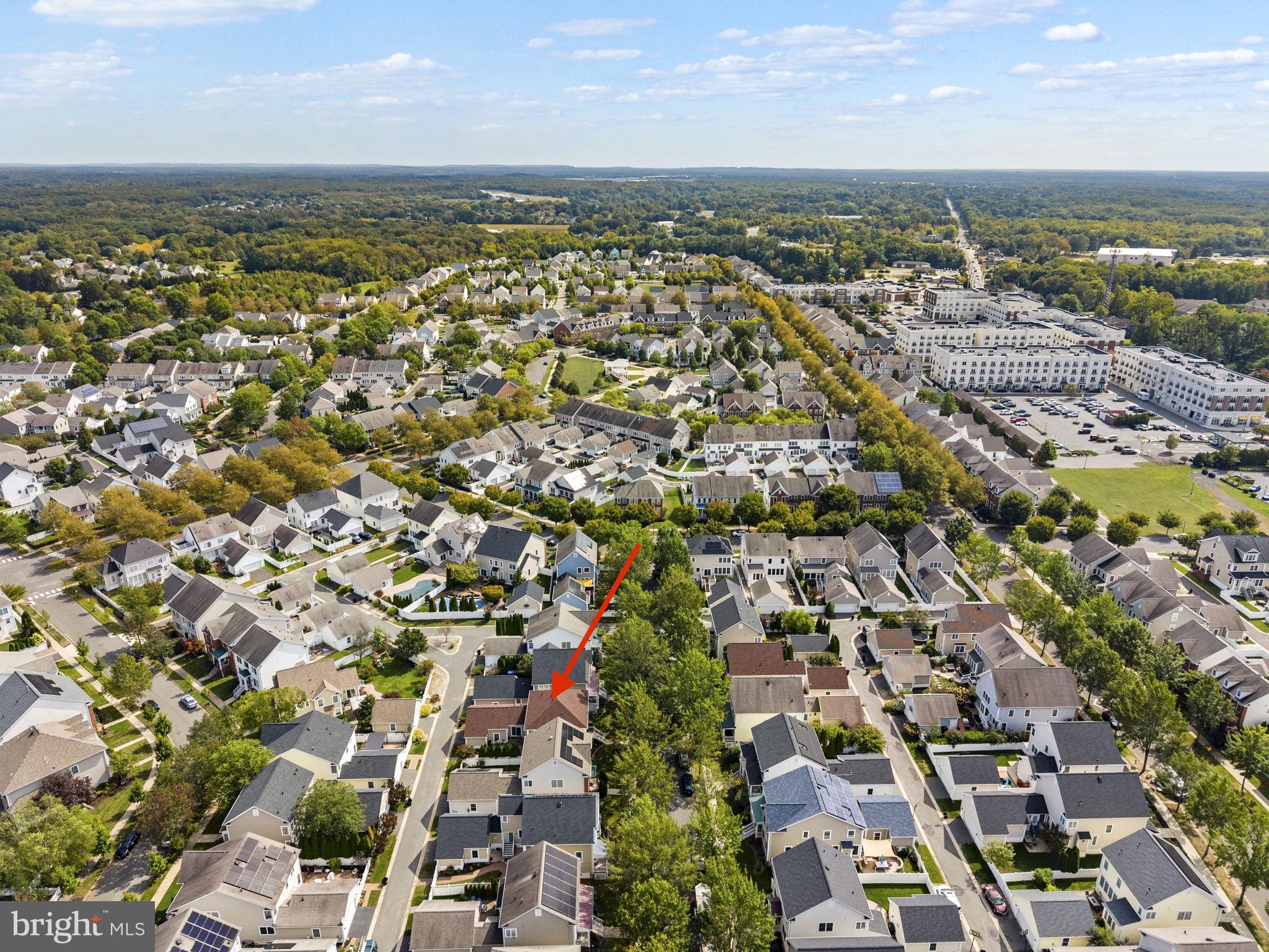 117 George Street Robbinsville, NJ 08691 - Photo 50 of 55 an aerial view of residential building with parking space
