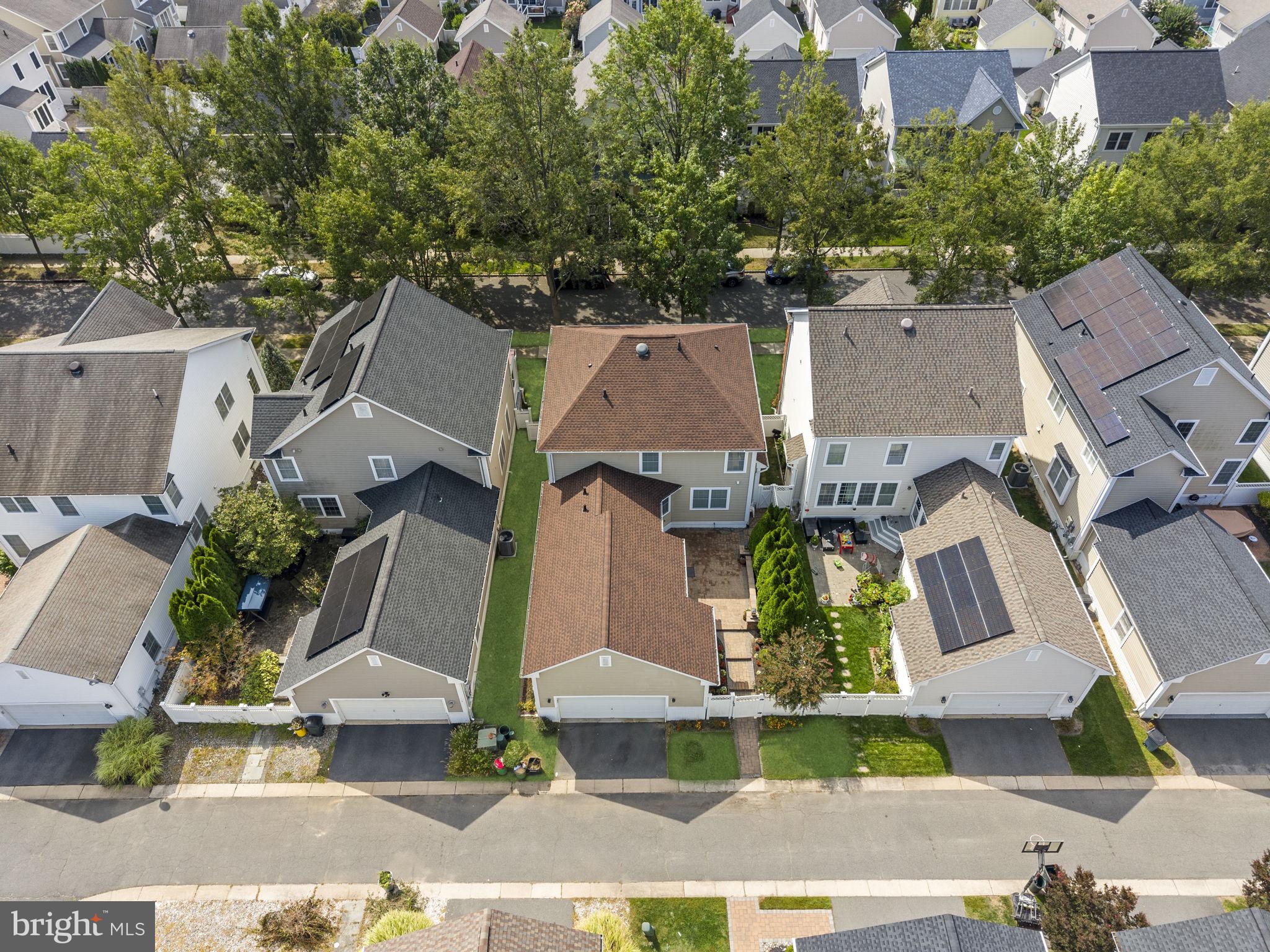 117 George Street Robbinsville, NJ 08691 - Photo 52 of 55 an aerial view of residential houses with outdoor space and parking
