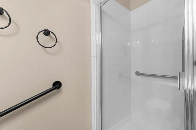 a close view of light fixtures and a window