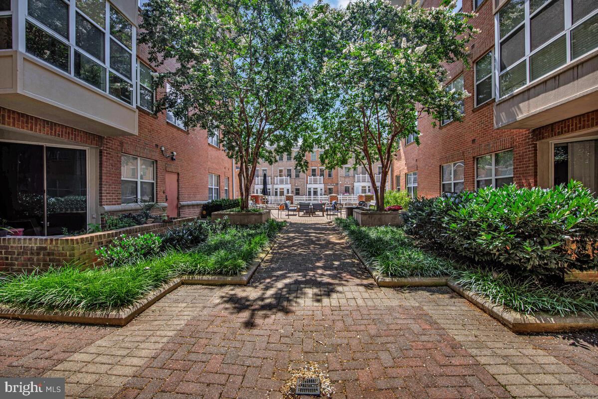 23 Pierside Drive, Unit 129 Baltimore, MD 21230 - Photo 14 of 19 a view of a pathway with a garden