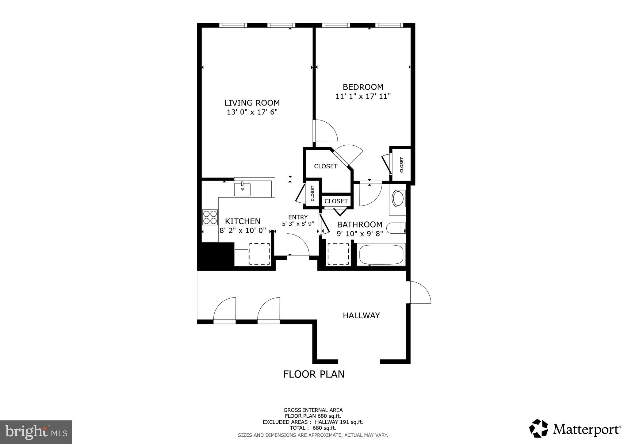 23 Pierside Drive, Unit 129 Baltimore, MD 21230 - Photo 19 of 19 a picture of a floor plan
