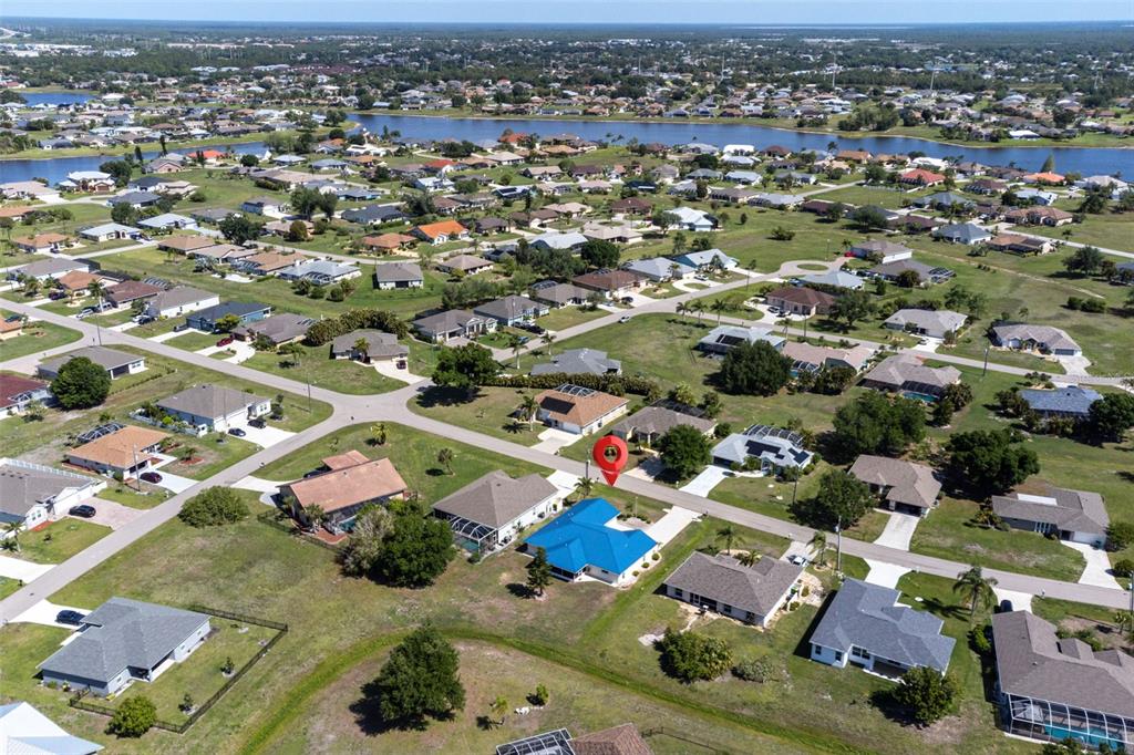 25391 Rupert Road Punta Gorda, FL 33983 - Photo 38 of 38 an aerial view of a city with lots of residential buildings