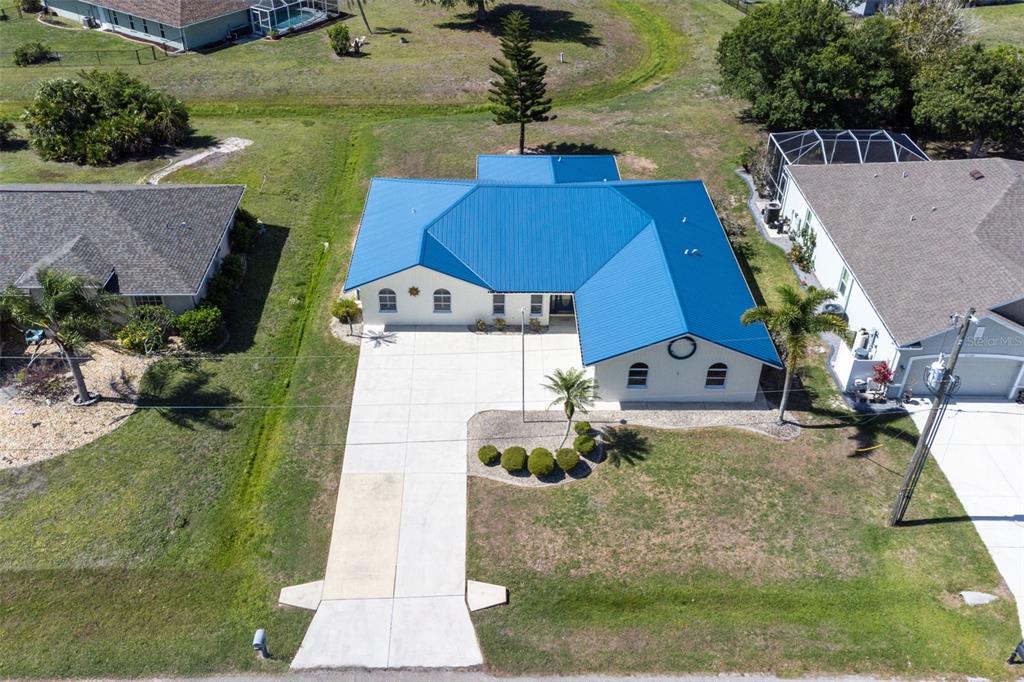 25391 Rupert Road Punta Gorda, FL 33983 - Photo 8 of 38 an aerial view of a house with a yard