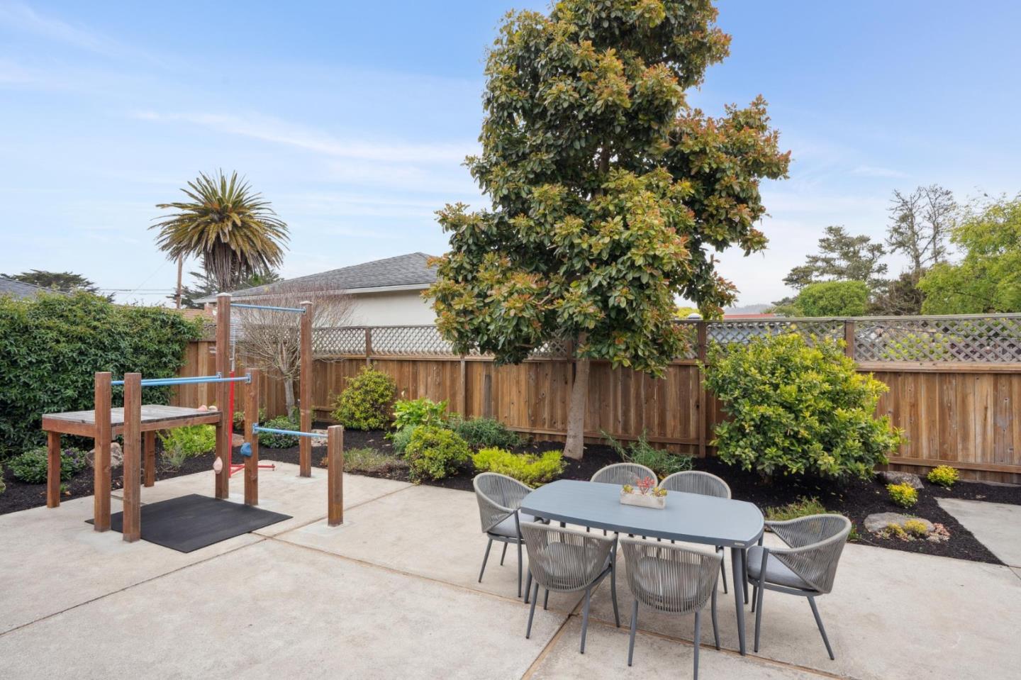907 3rd Avenue Half Moon Bay, CA 94019 - Photo 28 of 37 a view of backyard with outdoor seating a patio and plants
