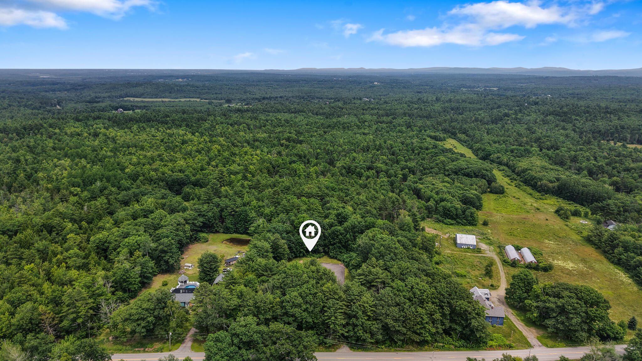 1348 Carmel Road North Hampden, ME 04444 - Photo 46 of 53 Aerial