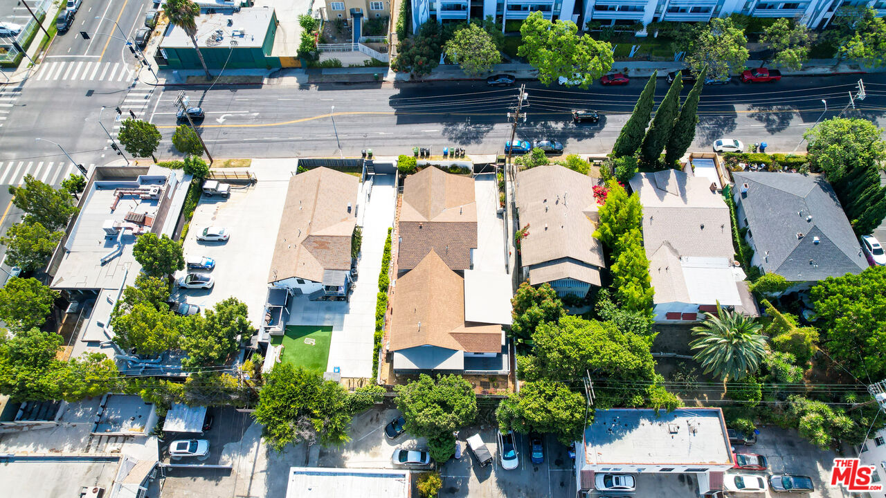 117 South Virgil Avenue Los Angeles, CA 90004 - Photo 33 of 33 an aerial view of a house with yard and seating space