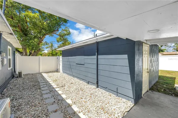 a living room with a couch and a table