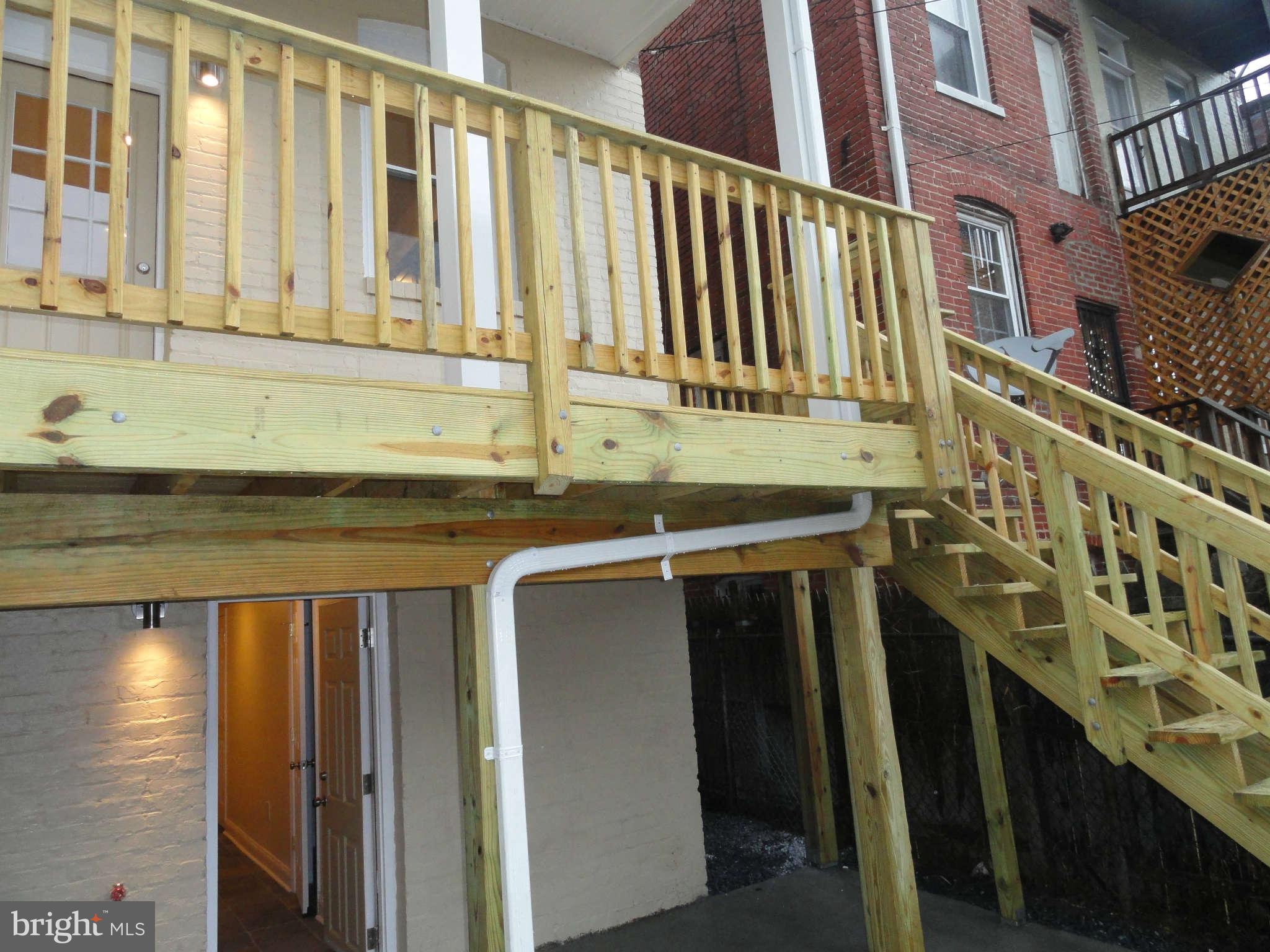27 R Street Northeast Washington, DC 20002 - Photo 27 of 30 Rear Deck off of Kitchen