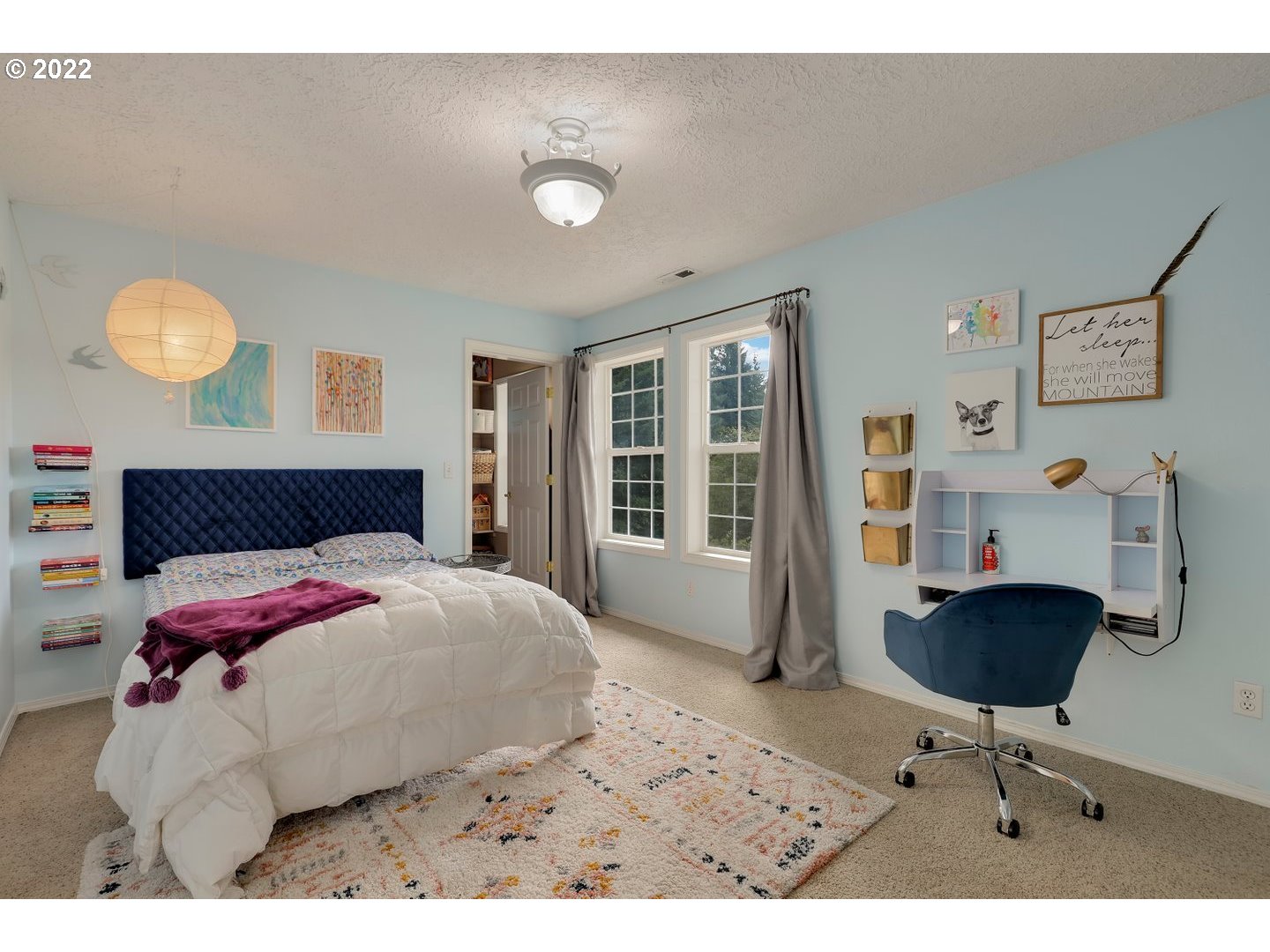 27507 Northeast 42nd Circle Camas, WA 98607 - Photo 18 of 30 a bedroom with a bed and a desk