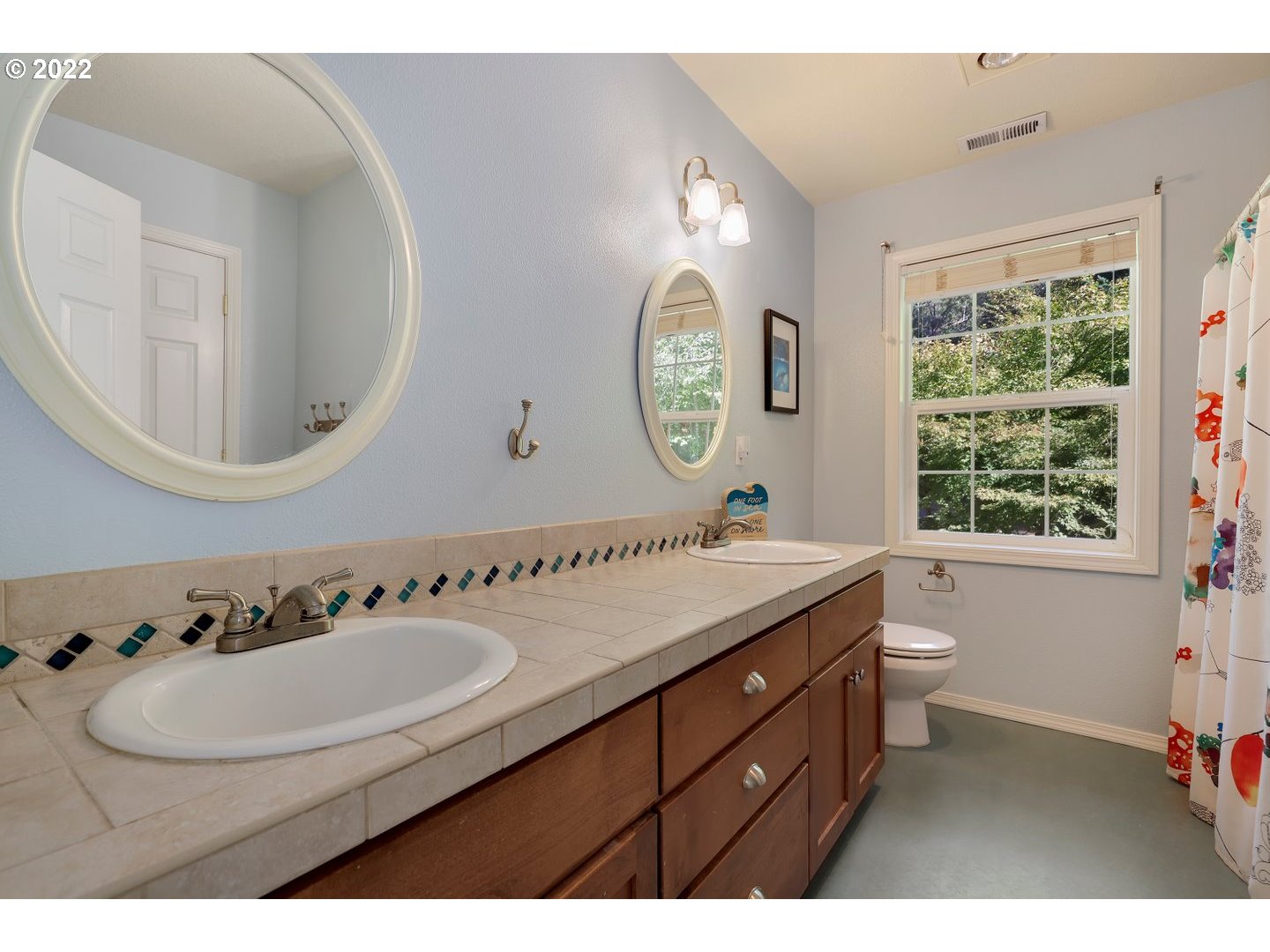 27507 Northeast 42nd Circle Camas, WA 98607 - Photo 19 of 30 a bathroom with a sink and a mirror