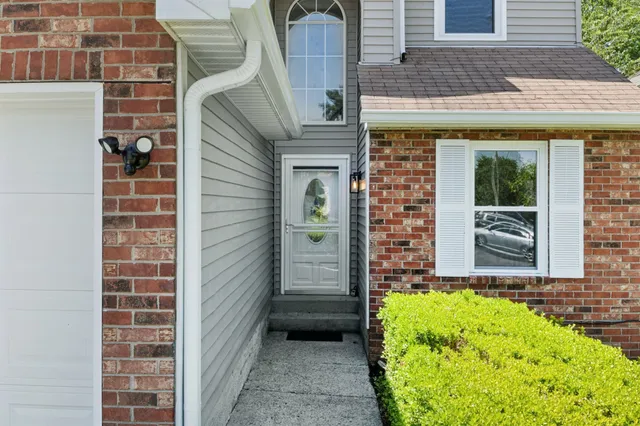 a view of front door of house