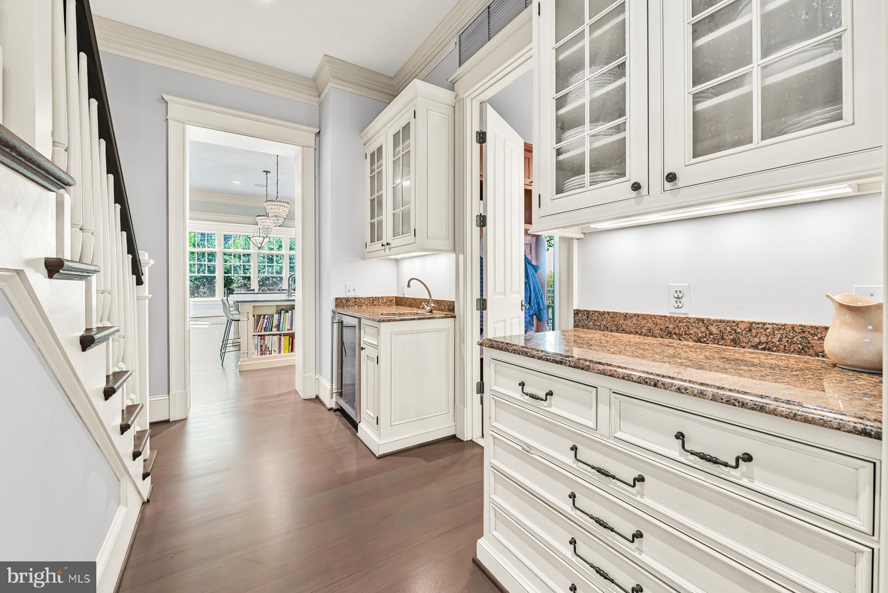 7200 Fairfax Road Bethesda, MD 20814 - Photo 25 of 87 Butler's pantry with doorway leading to mudroom