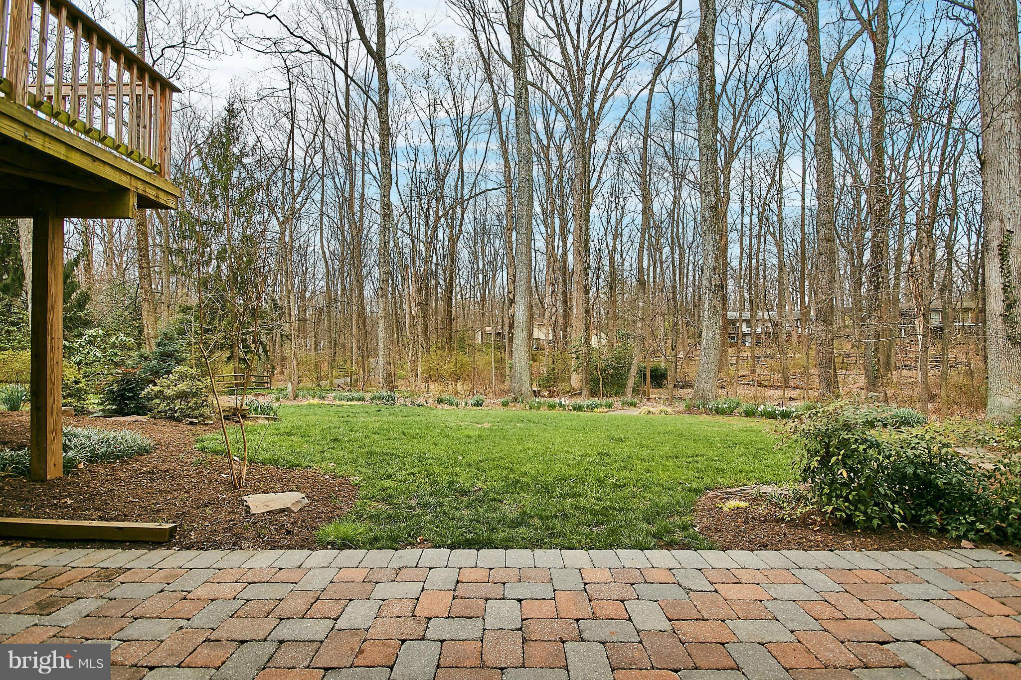 2402 Old Trace Lane Reston, VA 20191 - Photo 26 of 30 Landscaped Backyard and Patio