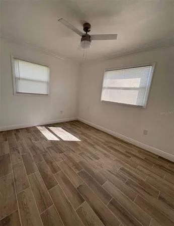wooden floor in an empty room