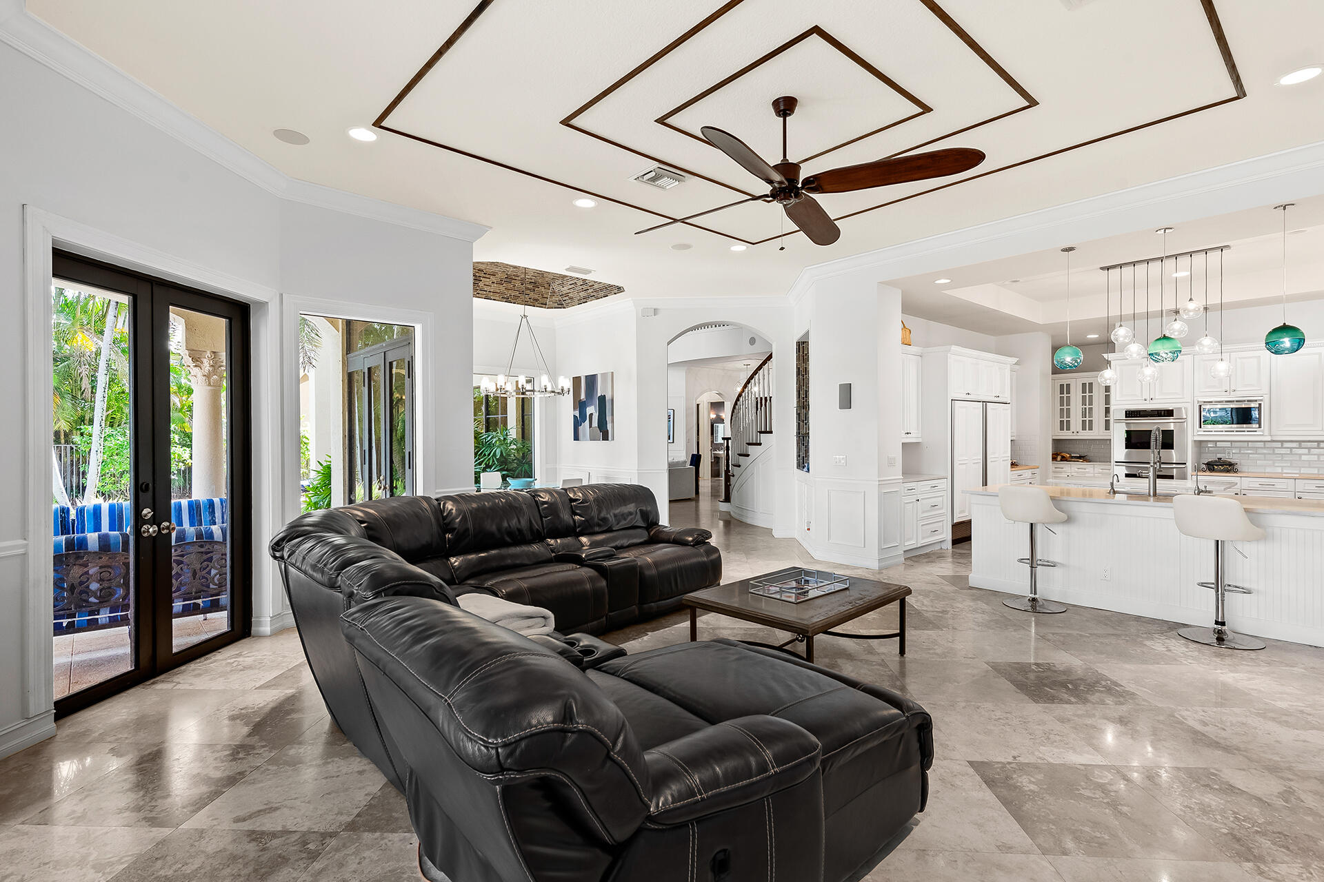 9455 Bridgebrook Drive Boca Raton, FL 33496 - Photo 17 of 63 a living room with furniture and a large window