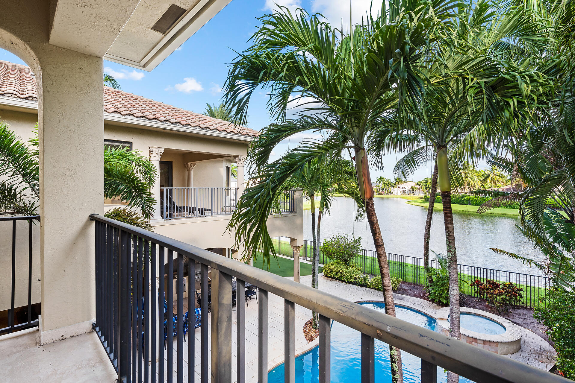 9455 Bridgebrook Drive Boca Raton, FL 33496 - Photo 40 of 63 a view of balcony with a potted plant