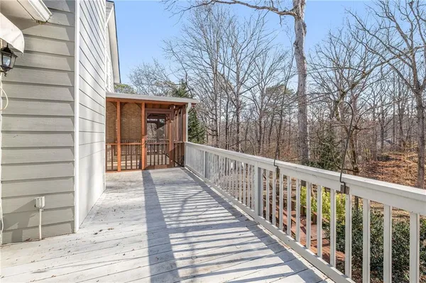 a view of an outdoor space with seating area