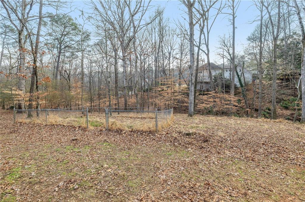 3374 Floral Court Suwanee, GA 30024 - Photo 46 of 54 a backyard of a house with lots of green space