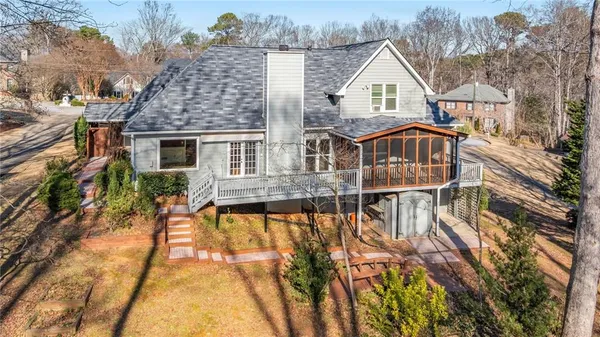 a view of outdoor space and yard