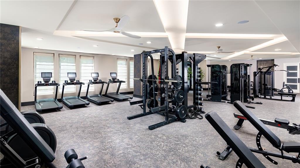 3100 Commerce Avenue Northwest, Unit C1 Duluth, GA 30096 - Photo 13 of 27 a view of a room with gym equipment