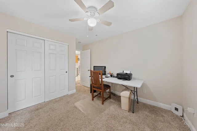 an aerial view of residential house with outdoor space