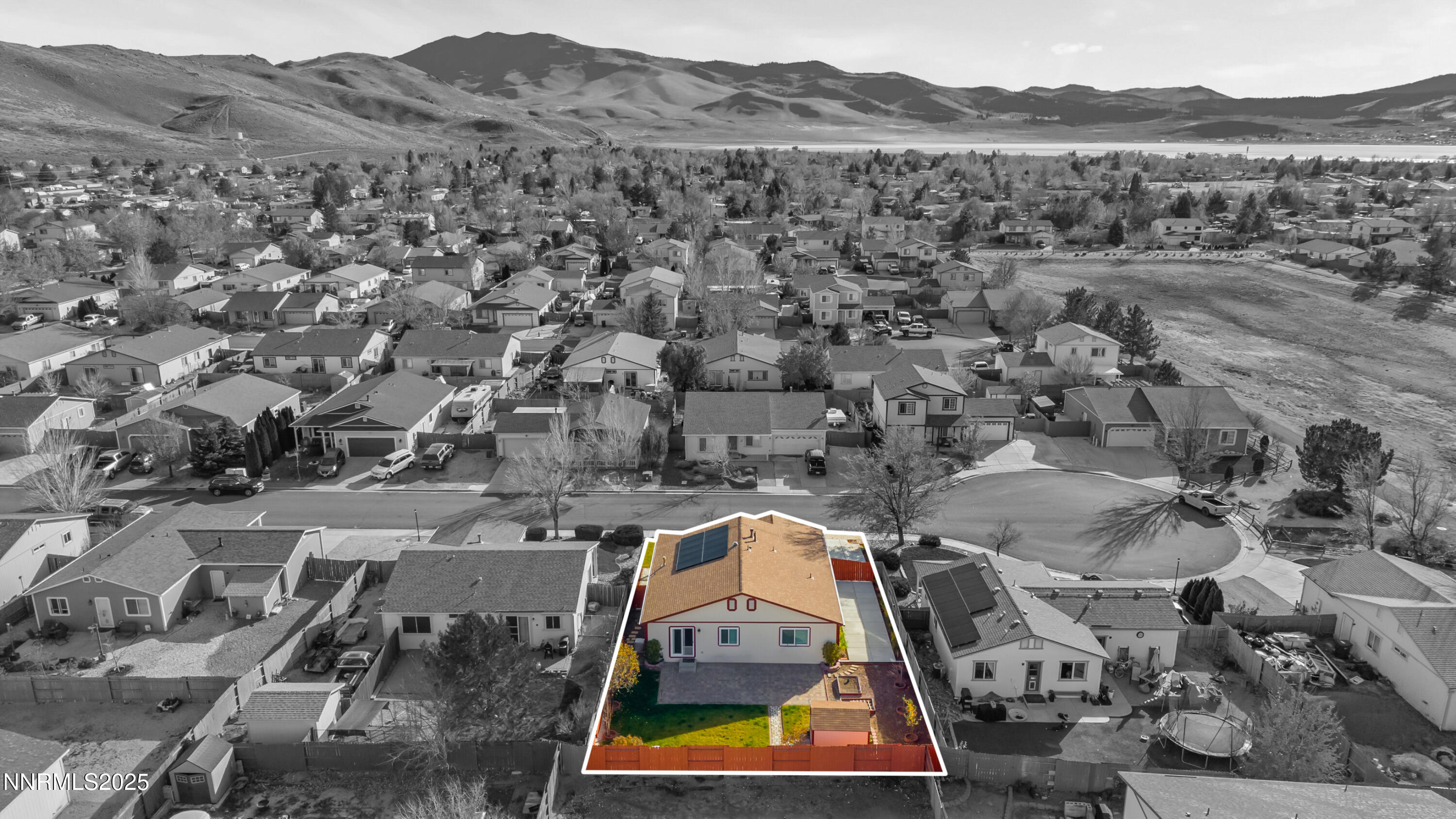 17785 Fortune Court Reno, NV 89508 - Photo 42 of 43 an aerial view of residential house with outdoor space