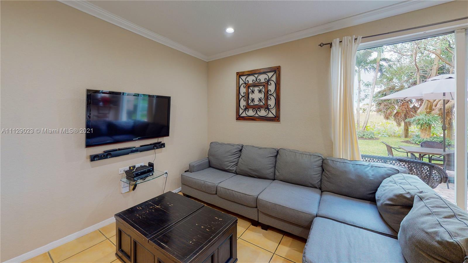 1399 Southeast 20th Road Homestead, FL 33035 - Photo 12 of 50 a living room with furniture and a flat screen tv