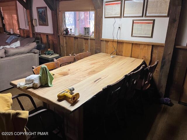 Undisclosed Address Dingmans Ferry, PA 18328 - Photo 7 of 22 a balcony with table and chairs