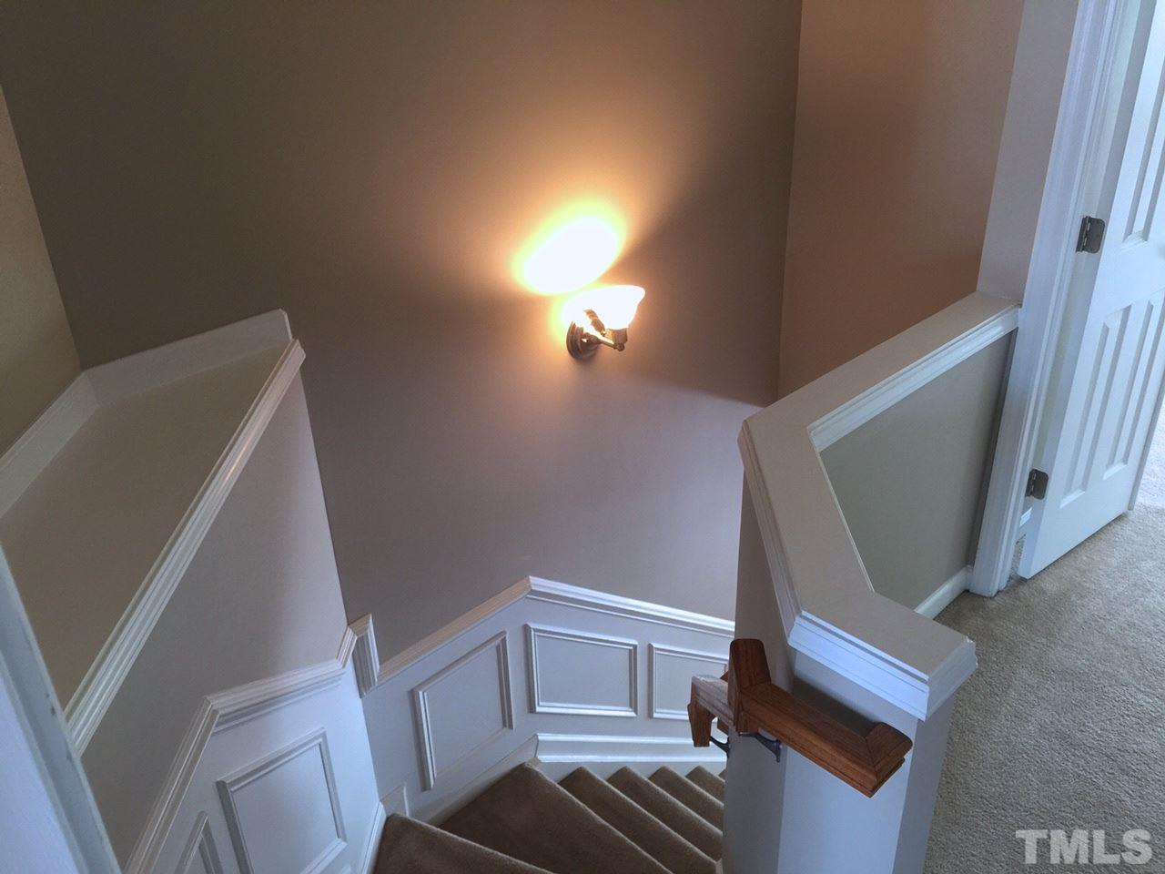 2742 Laurel Cherry Street Raleigh, NC 27612 - Photo 5 of 25 This is the stair well between the main living level and the upstairs.